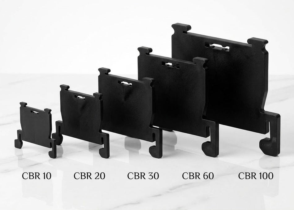 End Plate CBR ( BLOK TERMINAL DIN RAIL )