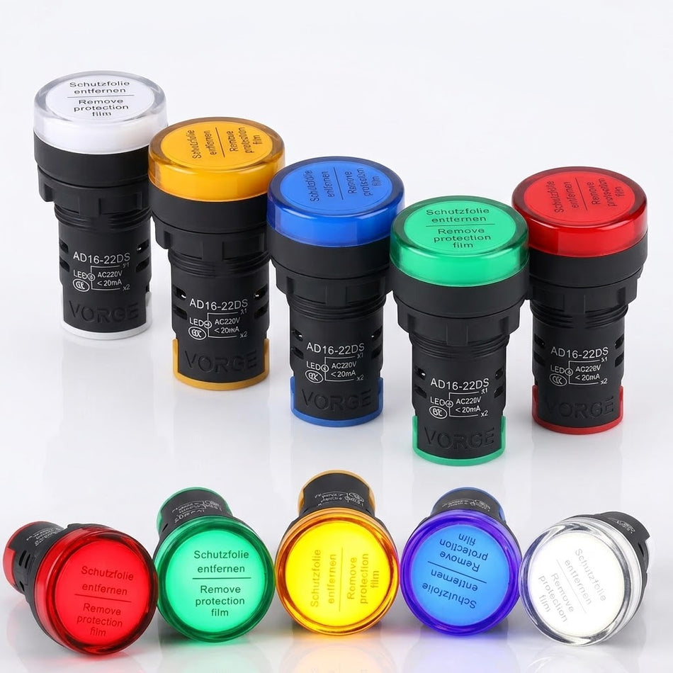Pilot Lamp 22 mm AD16 - 22 DS ( INDICATOR LAMP LED )