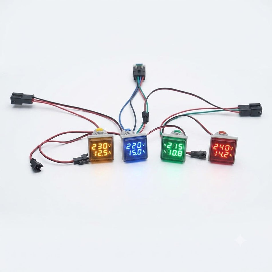 Pilot Lamp VA AD16 - 22 DVA KOTAK ( PILOT LAMP WITH METERING )