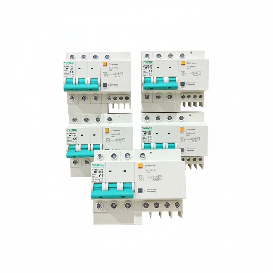 RCBO VRBLE 3P + N ( RESIDUAL CURRENT CIRCUIT BREAKER WITH OVER-VOLTAGE PROTECTION )