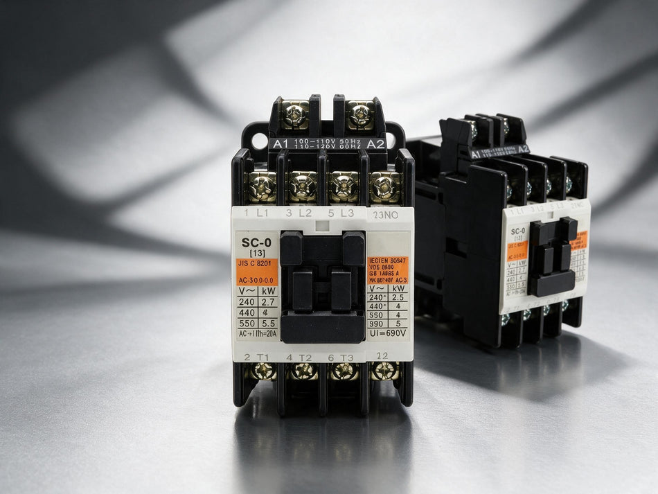 SC-0 ( Magnetik Kontaktor 3 Kutub )