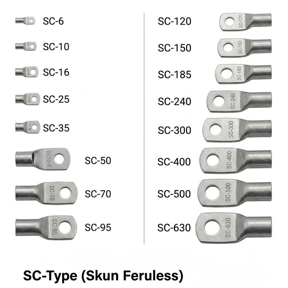 SC 300 - Scun Cable Type SC ( CABLE LUGS )