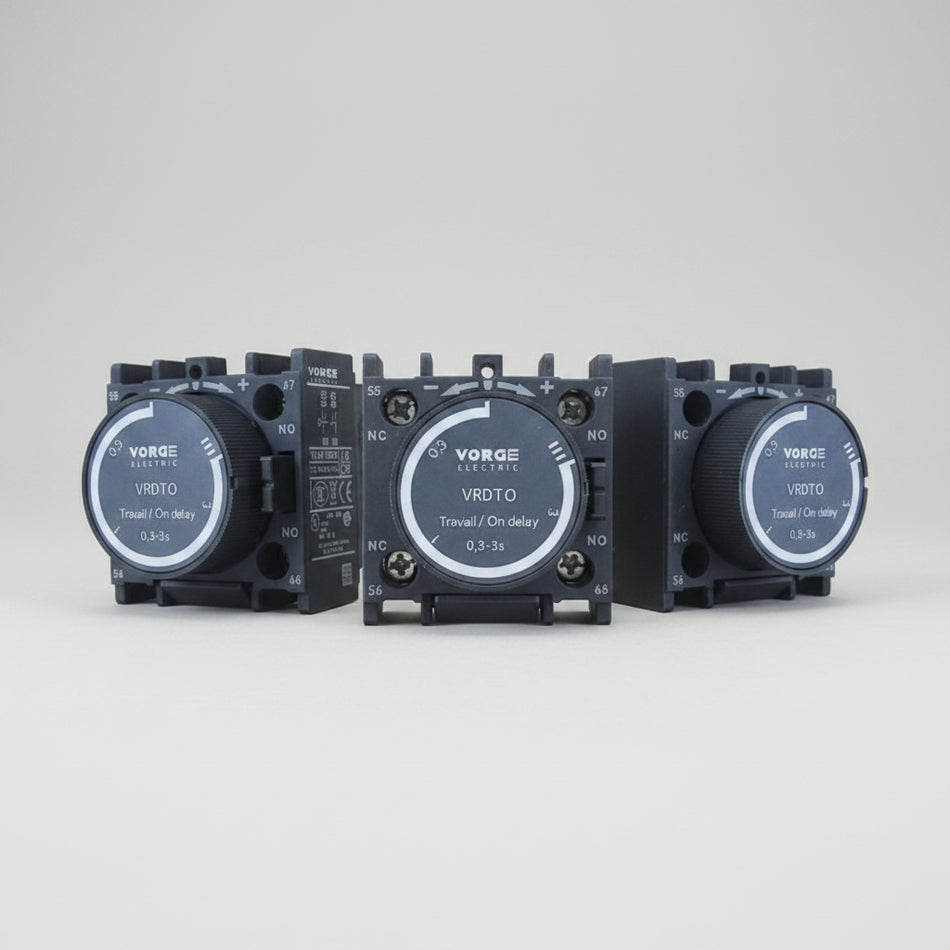 VRDT VORGE timer blok time on delay kontak block bantu VRDT2 VRDT0 VRDT4