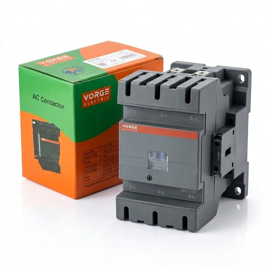 VR1D150 ( KONTAKTOR KAPASITOR 3 KUTUB ) Kontaktor Kontrol AC | Koneksi Standard